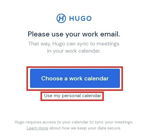 hugo meeting 使い方