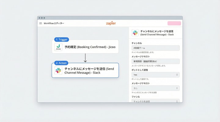 Zapier workflow example