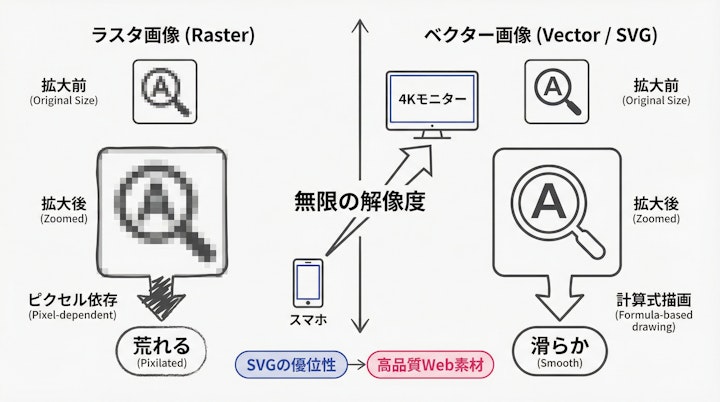 Pixel vs Vector comparison