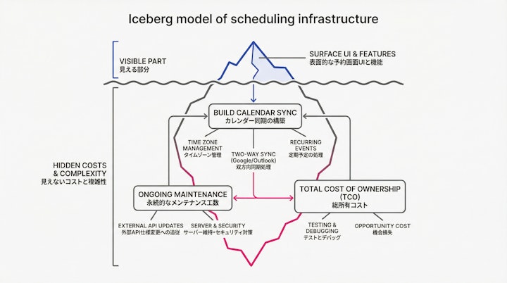 Iceberg model of scheduling infrastructure