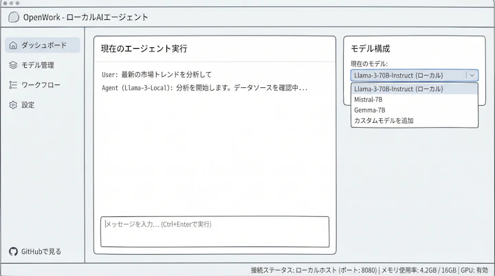 OpenWork desktop interface