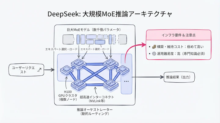 DeepSeek inference architecture