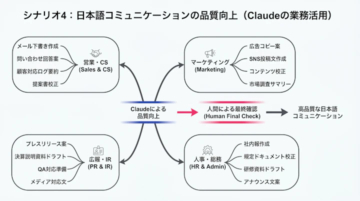 Claudeの業務活用シナリオ